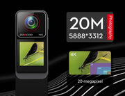 Camera device with 20-megapixel display 
