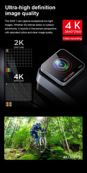 Camera with 4K and 2K resolution 