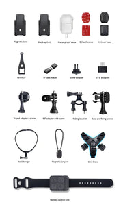 Collection of various accessories for device