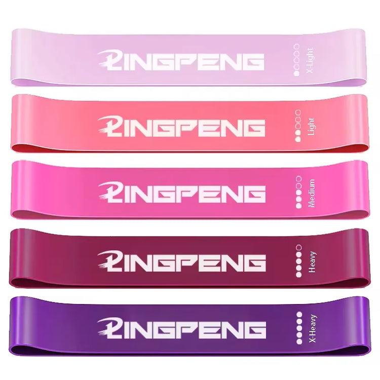 Set of resistance bands in Pink