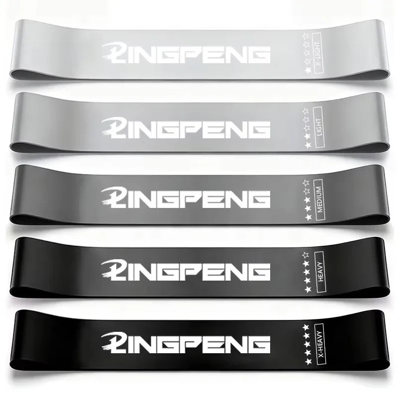 Set of resistance bands in black