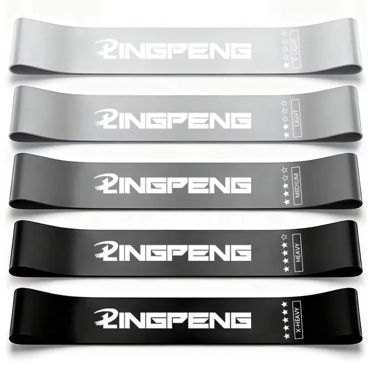 Set of resistance bands in black